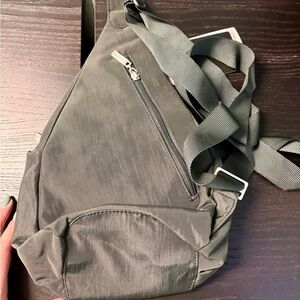 Medium Baggalini Gray Crossbody Bag